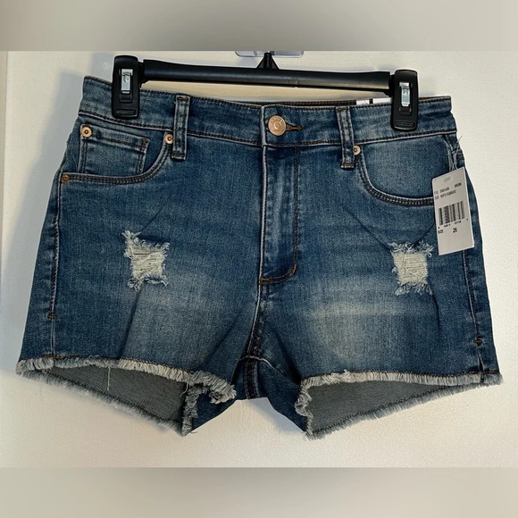 NWT STS Blue Aubrey Jean Denim Shorts 10” High Rise 26 - Picture 4 of 9
